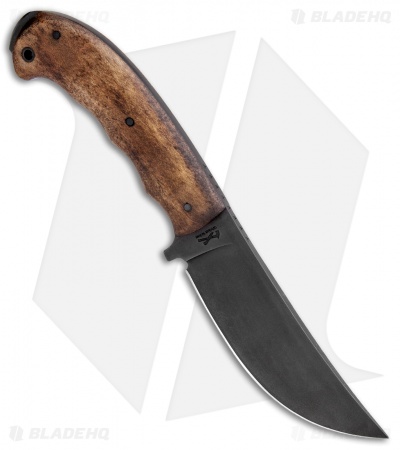 Case Winkler Hambone Fixed Blade Knife Maple (4.8" Black)
