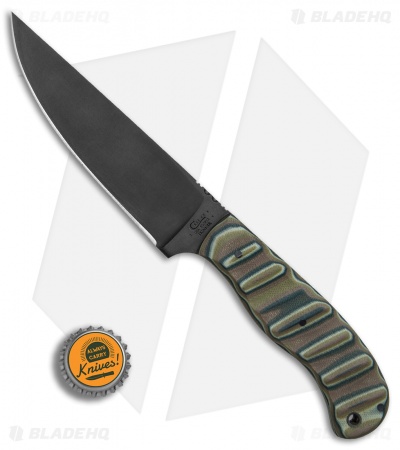 Case Winkler Skinner Fixed Blade Knife Multi Camo G-10 (5.1" Black) 43171