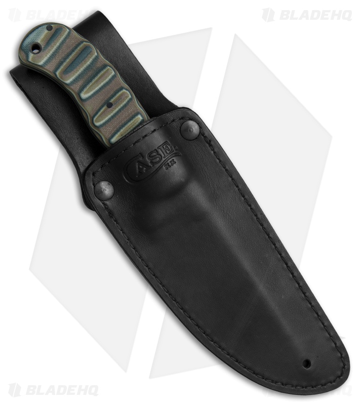 Case Winkler Skinner Fixed Blade Knife Multi Camo G-10 (5.1" Black) 43171