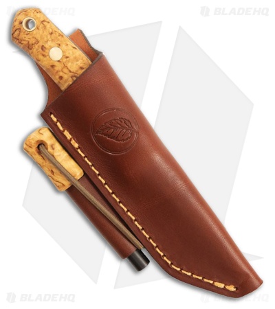 Casstrom No.8 Swedish Forest Fixed Blade Knife w/FR Curly Birch (3.25" Satin)