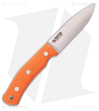 Casstrom No. 10 SFK Fixed Blade Knife Kydex Sheath Orange G-10 (4" Satin)