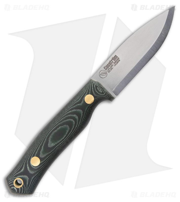 Casstrom No.8 Swedish Forest Knife Green Micarta Satin