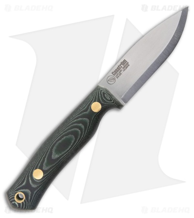 Casstrom No.8 Swedish Forest Knife Green Micarta Satin