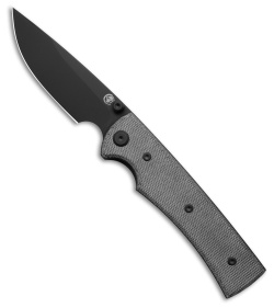 Chaves Knives Liberation 229 Drop Point Black Micarta (3.625" Black PVD)