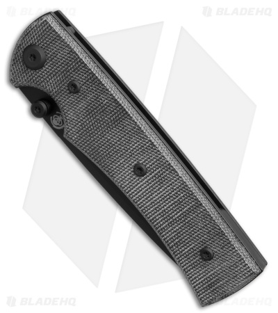 Chaves Knives Liberation 229 Tanto Black Micarta (3.625" Black PVD)