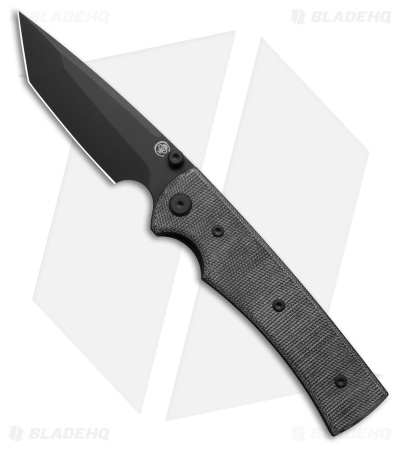 Chaves Knives Liberation 229 Tanto Black Micarta (3.625" Black PVD)