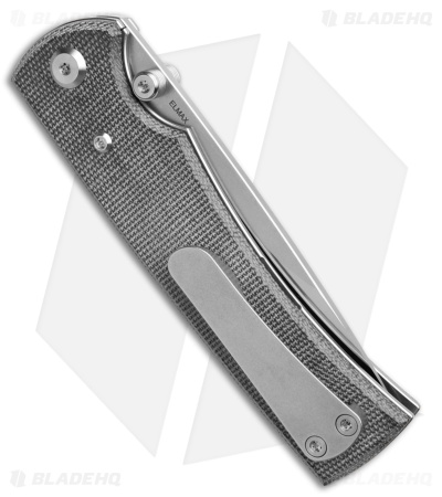 Chaves Knives Liberation 229 Drop Point Black Micarta (3.625" Belt Satin)