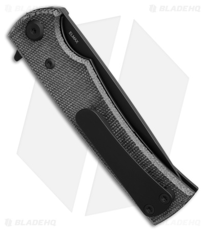 Chaves Knives Liberation Street Drop Point Black Micarta (3.50" Black)