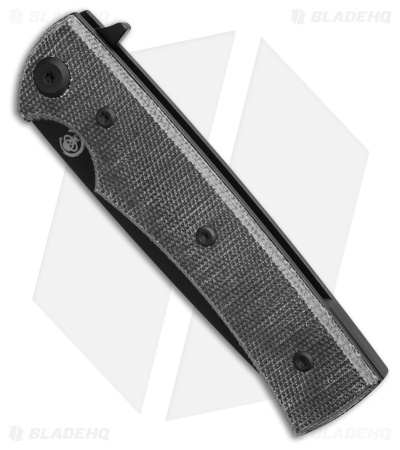Chaves Knives Liberation Street Drop Point Black Micarta (3.50" Black)