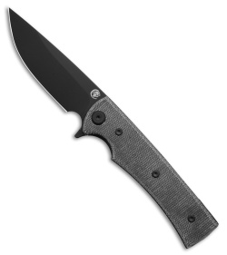 Chaves Knives Liberation Street Drop Point Black Micarta (3.50" Black)