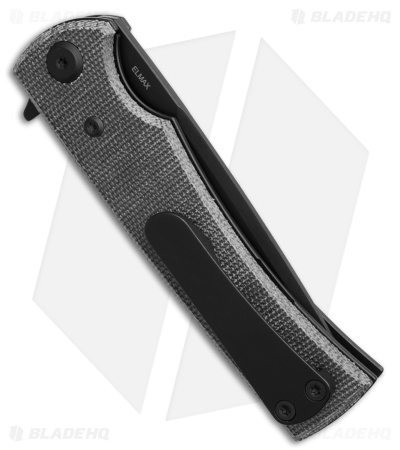 Chaves Knives Liberation Street Tanto Black Micarta (3.50" Black)