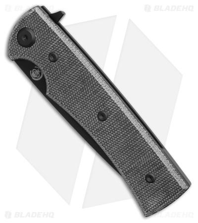 Chaves Knives Liberation Street Tanto Black Micarta (3.50" Black)