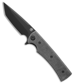 Chaves Knives Liberation Street Tanto Black Micarta (3.50" Black)