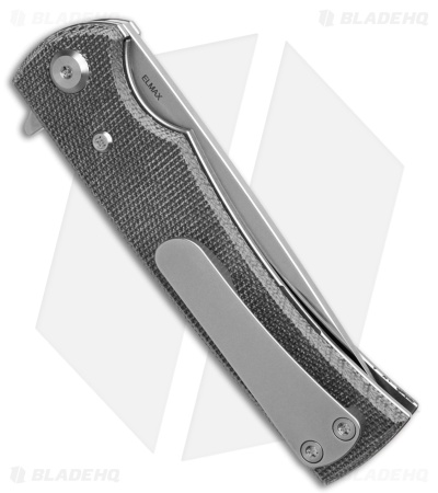 Chaves Knives Liberation Street Drop Point Black Micarta (3.50" Belt Satin)