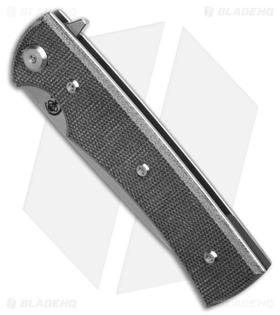 Chaves Knives Liberation Street Drop Point Black Micarta (3.50" Belt Satin)