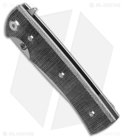 Chaves Knives Liberation Street Tanto Black Micarta (3.50" Belt Satin)