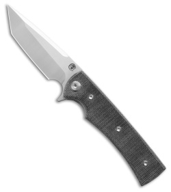 Chaves Knives Liberation Street Tanto Black Micarta (3.50" Belt Satin)