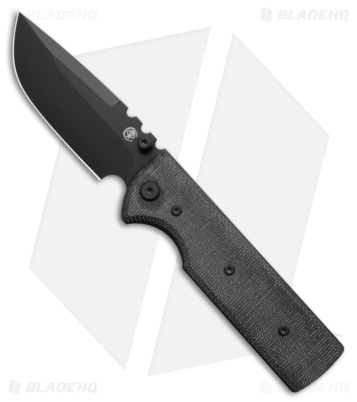 Chaves Knives NTAK Drop Point Black Micarta (3.625" Black PVD)