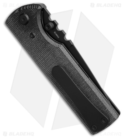 Chaves Knives NTAK Drop Point Black Micarta (3.625" Black PVD)