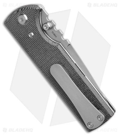 Chaves Knives NTAK Drop Point Black Micarta (3.625" Belt Satin)