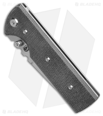Chaves Knives NTAK Drop Point Black Micarta (3.625" Belt Satin)