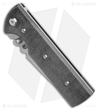 Chaves Knives NTAK Tanto Black Micarta (3.625" Belt Satin)