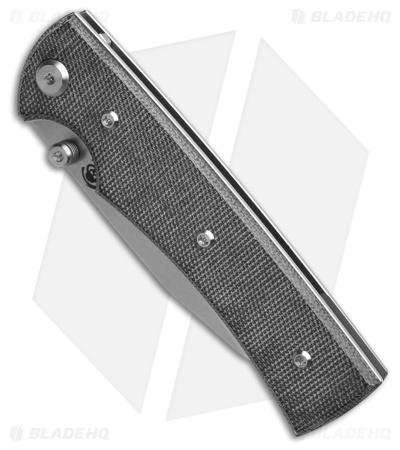 Chaves Knives Sangre 229 Warncliffe Black Micarta (3.75" Belt Satin)