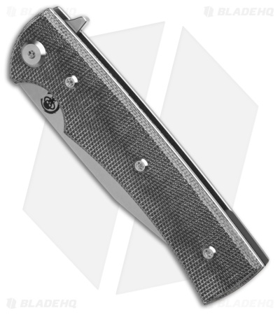 Chaves Knives Sangre Street Warncliffe Black Micarta (3.75" Belt Satin)