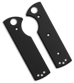 Chaves Knives Blue Label CHUB Flipper Scales - Black G-10