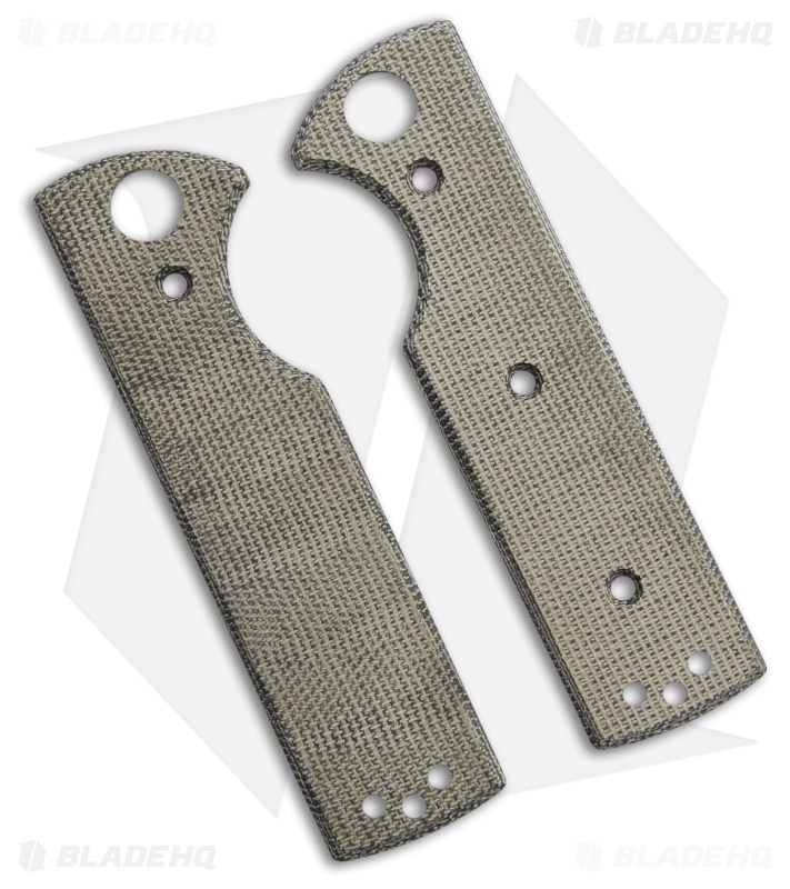 Chaves Knives Blue Label CHUB Flipper Scales - Green Micarta