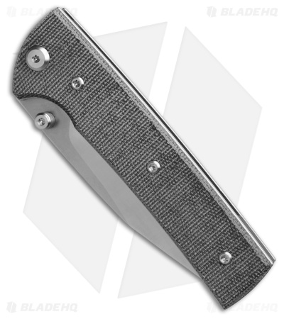 Chaves Knives Scapegoat 229 Spearpoint Black Micarta (4.00"Belt Satin)