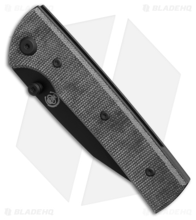 Chaves Knives Scapegoat Street Spear Point Black Micarta (3.50" Black)