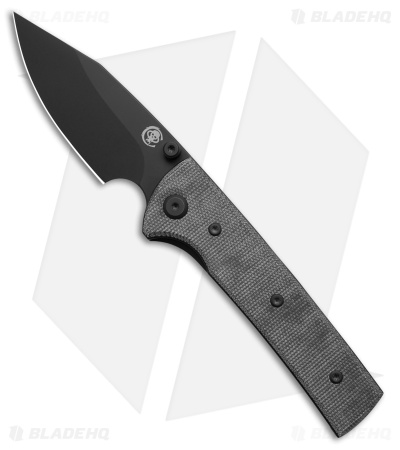 Chaves Knives Scapegoat Street Spear Point Black Micarta (3.50" Black)