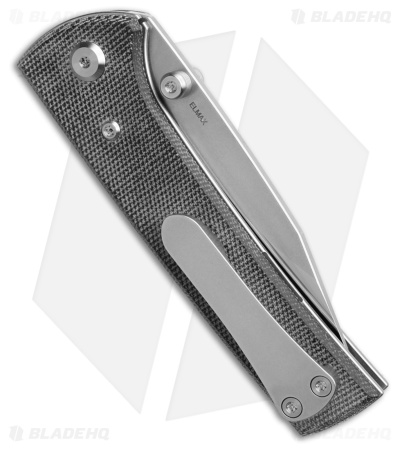 Chaves Knives Scapegoat Street Spear Point Black Micarta (3.50" Belt Satin)