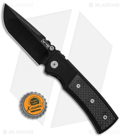 Chaves Ultramar Redencion Street Knife Blackout Carbon Fiber (3.25" Black SW)