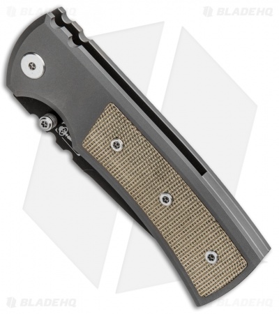 Chaves Ultramar Redencion Street Knife Green Canvas Micarta (3.25" Black SW)