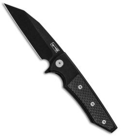 Chaves Sangre Street Flipper Knife Blackout CF (3.4" Black SW) 