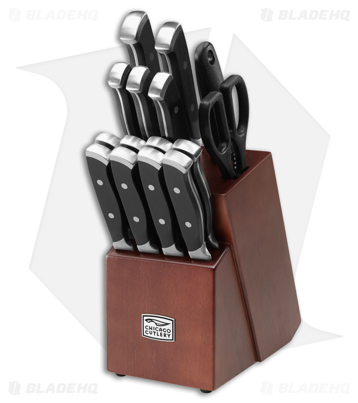 Chicago Cutlery Armitage Kitchen Knife Set Black Blade HQ
