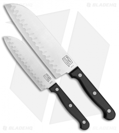 Chicago Cutlery Essentials Two Piece Kitchen Knife Set - Black Polymer