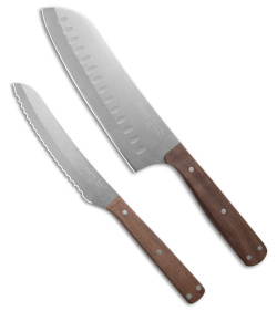 Chicago Cutlery Rustica Kitchen Knife Set Walnut Wood (Stonewash)