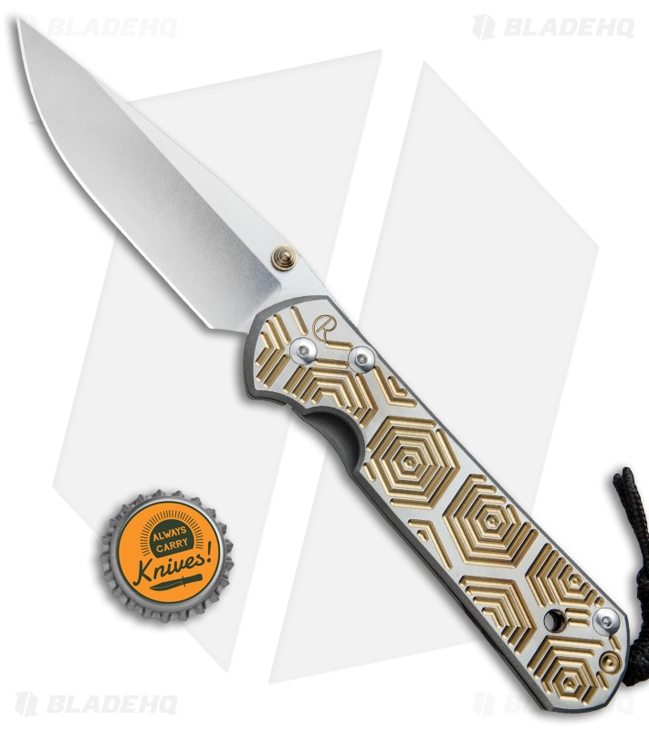 Chris Reeve Large Sebenza 21 Knife CGG Gold Hex (3.625