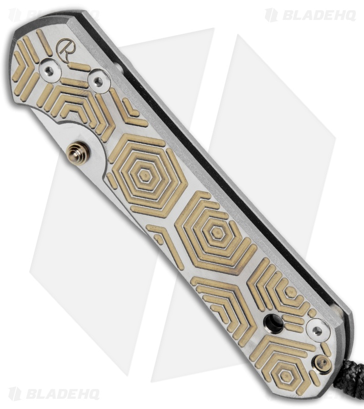 Chris Reeve Large Sebenza 21 Knife CGG Gold Hex (3.625