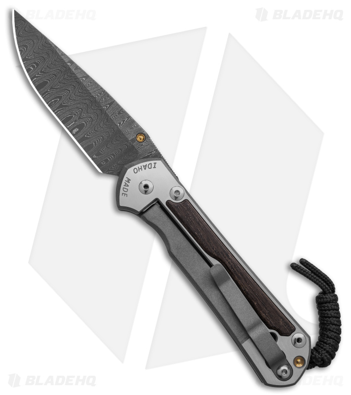 Chris Reeve Large Sebenza 31 | LH | Bog Oak + Damascus - Blade HQ