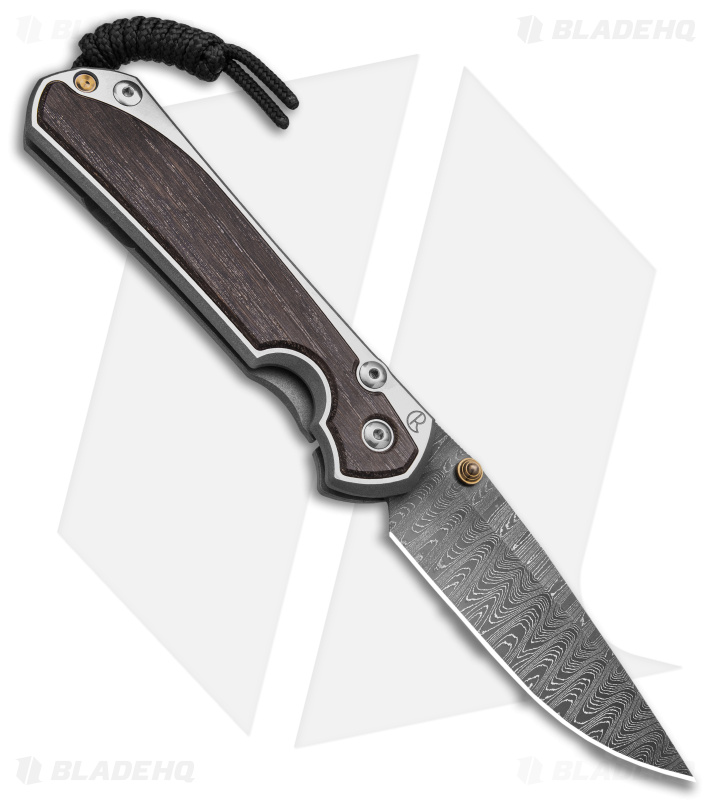 Chris Reeve Large Sebenza 31 | LH | Bog Oak + Damascus - Blade HQ