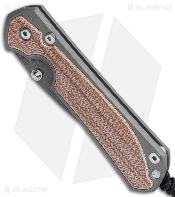 Chris Reeve Large Sebenza 31 Nat Micarta Ladder Damasc - Blade HQ