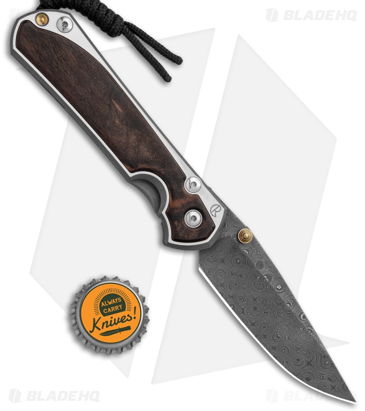 Chris Reeve Large Sebenza 31 Macassar Ebony Left - Blade HQ