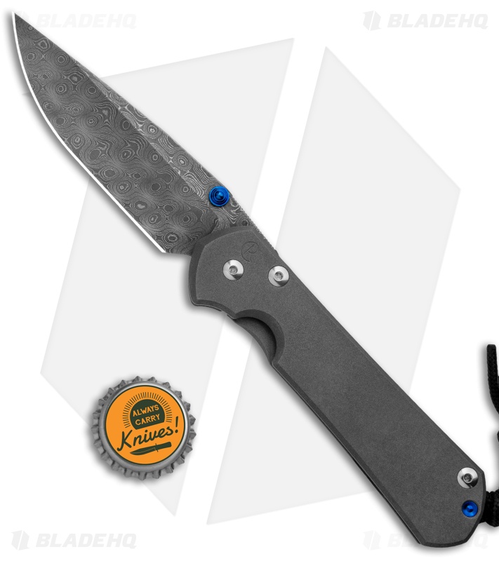 Chris Reeve Large Sebenza 31 - Double Thumb Lug | Raindrop Damascus