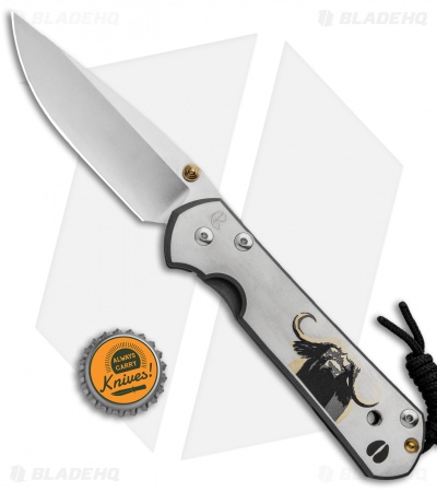Chris Reeve Large Sebenza 21 Knife CGG Cape Buffalo (3.625" Stonewash)