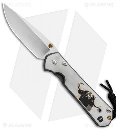 Chris Reeve Large Sebenza 21 Knife CGG Cape Buffalo (3.625" Stonewash)