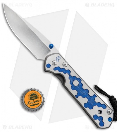 Chris Reeve Large Sebenza 21 Knife CGG Circuits (3.625" Stonewash)